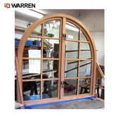 Warren Chinese Factory California Hot Sale Hurricane Impact Special Shaped Windows With Grill Design Aluminum Arch Window